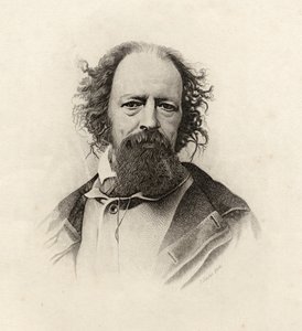 Retrato de Alfred, Lord Tennyson (1809-92)